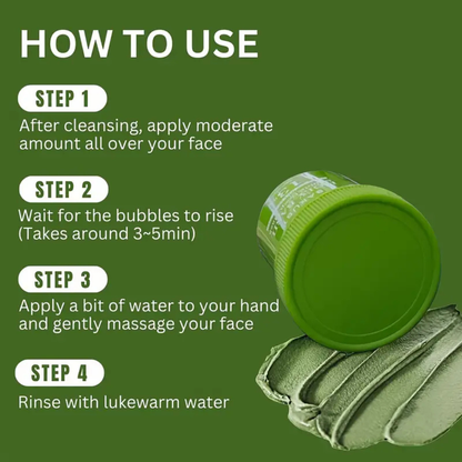 Herbora™ | Basil Sparking Bubble Mask