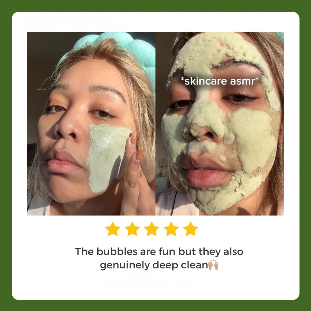 Herbora™ | Basil Sparking Bubble Mask