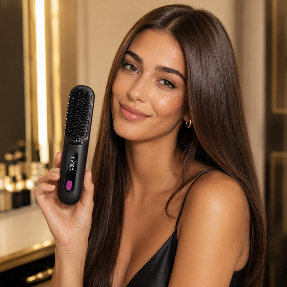 Sleeka™ | Hair Straightener Brush