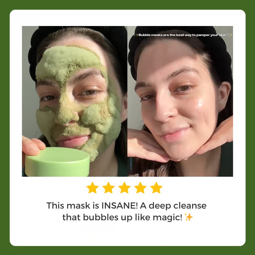 Herbora™ | Basil Sparking Bubble Mask