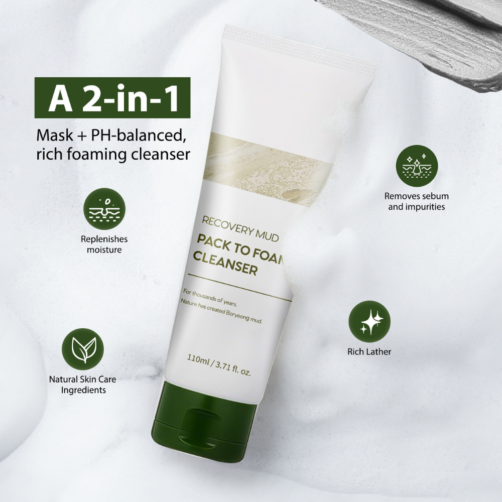 NatureGlow™ | Mud Mask & Cleanser Duo
