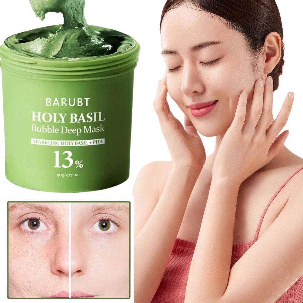 Herbora™ | Basil Sparking Bubble Mask